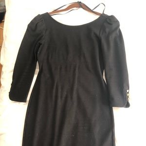 Juicy couture fitted black dress with details!